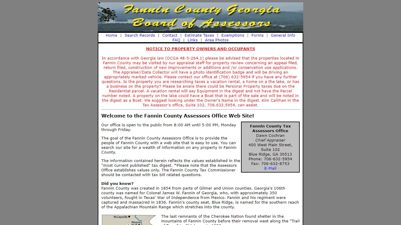 Fannin County Assessor's Office - Schneider Geospatial